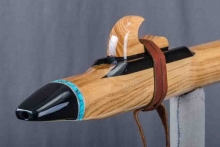 Black Locust Wood Native American Flute, Minor, Low D-3, #O24C